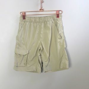 Boys Beige Columbia Shorts
